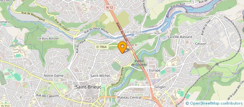 localisation de l'entreprise L'AUTRE AGENCE à SAINT-BRIEUC