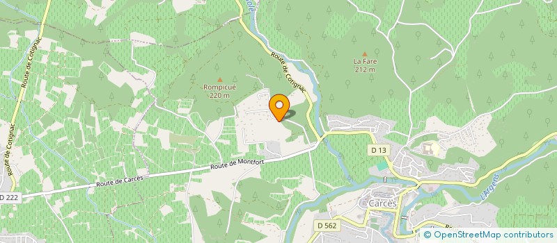 localisation de l'entreprise L' AUTRE AU CLAIRE DE L'UNE  CARCES