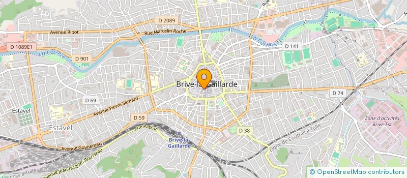 localisation de l'entreprise L'AUTRE CAFE à BRIVE-LA-GAILLARDE