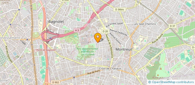 localisation de l'entreprise L'AUTRE COLLECTIF à MONTREUIL