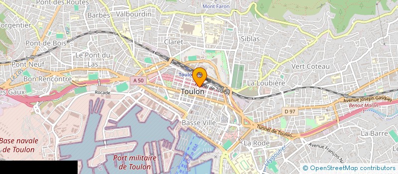 localisation de l'entreprise L'AUTRE COMPAGNIE à TOULON