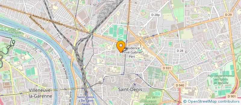 localisation de l'entreprise L'AUTRE COMPAGNIE DE SOPHIE BONINI  SAINT-DENIS