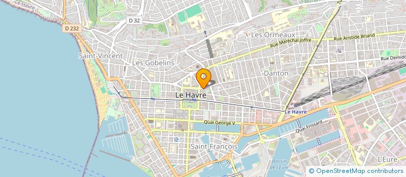 localisation de l'entreprise L'AUTRE COTE à LE HAVRE