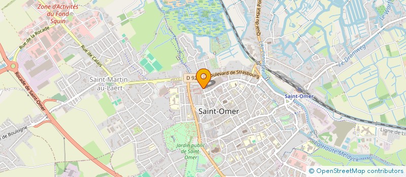 localisation de l'entreprise L'AUTRE DU TROISIEME  SAINT-OMER