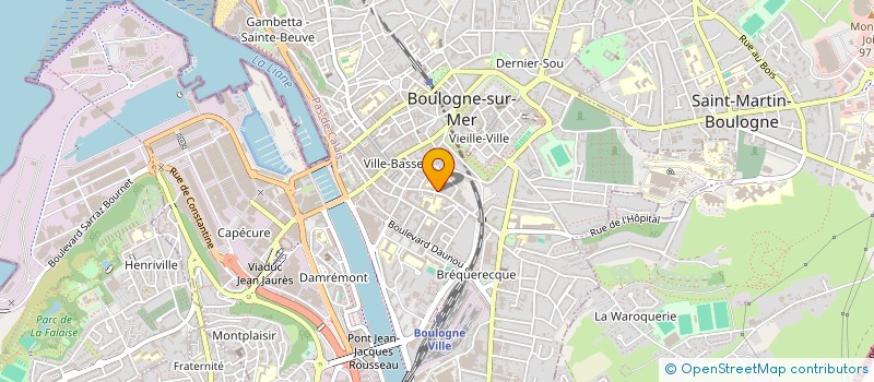 localisation de l'entreprise L'AUTRE'FOIS à BOULOGNE-SUR-MER