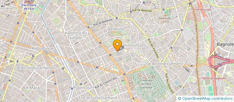 localisation de l'entreprise L'AUTRE GALERIE ARTS CONCEPT  PARIS