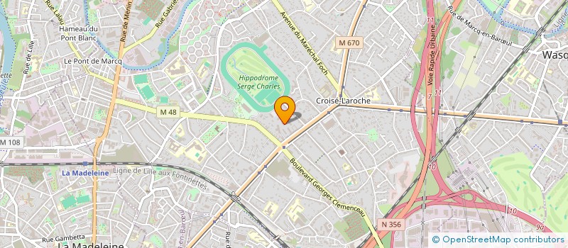 localisation de l'entreprise L'AUTRE LIEU à MARCQ-EN-BARŒUL
