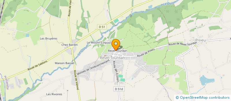 localisation de l'entreprise L'AUTRE MAIN  REVEL-TOURDAN