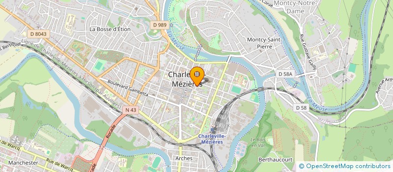 localisation de l'entreprise L'AUTRE MANIERE à CHARLEVILLE-MEZIERES