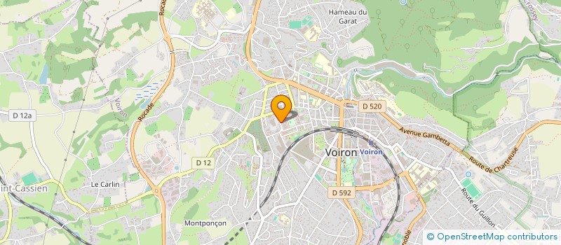 localisation de l'entreprise L'AUTRE MOITIE  VOIRON