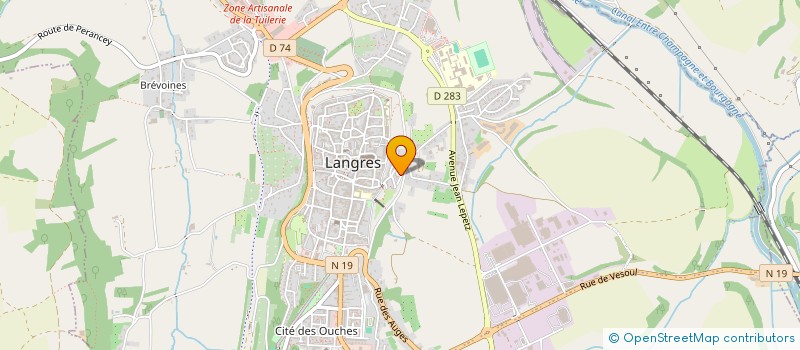 localisation de l'entreprise L'AUTRE MOITIE DU CIEL à LANGRES