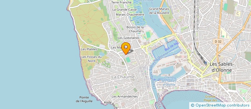 localisation de l'entreprise L'AUTRE PART à LES SABLES-D'OLONNE