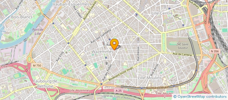 localisation de l'entreprise L'AUTRE POLE à LILLE