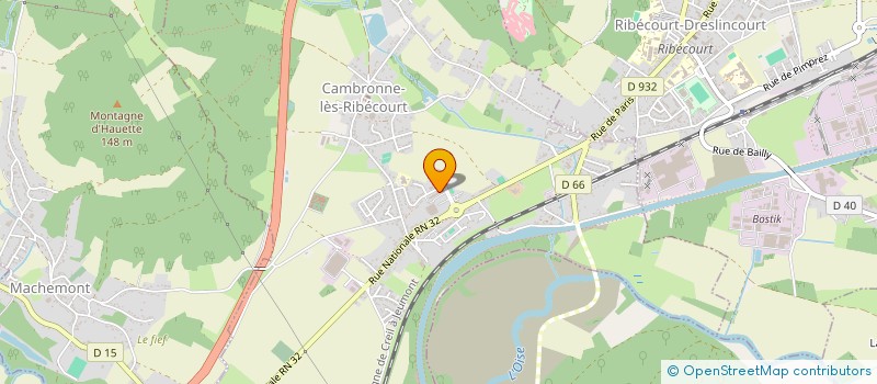 localisation de l'entreprise L'AUTRE RIVE à CAMBRONNE-LES-RIBECOURT