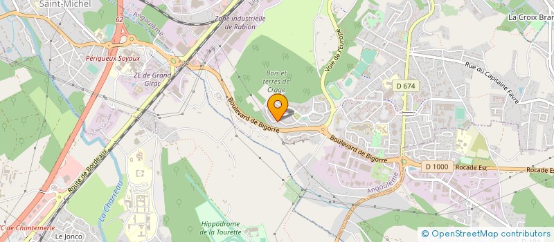 localisation de l'entreprise L'AUTRE RIVE PRODUCTIONS à ANGOULEME