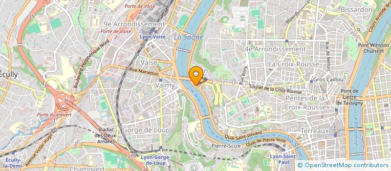 localisation de l'entreprise L'AUTRE SCI DU QUAI  LYON