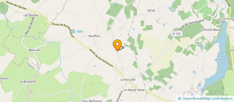 localisation de l'entreprise L'AUVENTAIS  SAINT-AUVENT