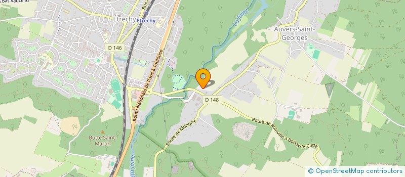 localisation de l'entreprise L AUVERSOISE SECTION THEATRE  AUVERS-SAINT-GEORGES