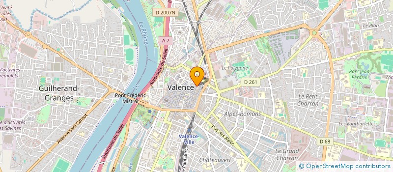 localisation de l'entreprise L'AUXILIAIRE  VALENCE