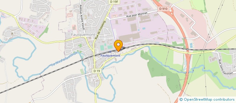 localisation de l'entreprise L AUXILIAIRE DU BATIMENT à FAULQUEMONT