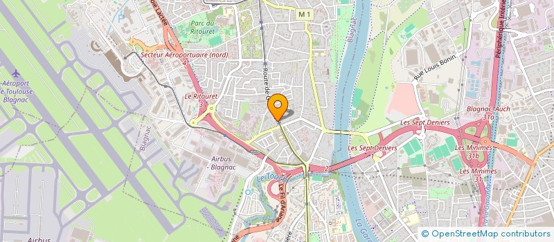 localisation de l'entreprise L'AUXILIAIRE FONCIERE DU SUD OUEST à BLAGNAC