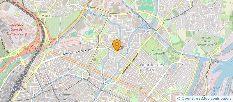 localisation de l'entreprise L'AVALINE HOLDING  STRASBOURG