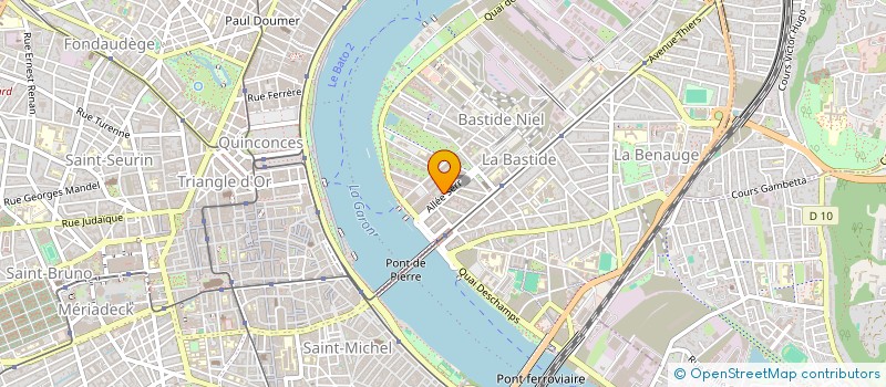 localisation de l'entreprise L'AVANR PREMIERE BCD  BORDEAUX