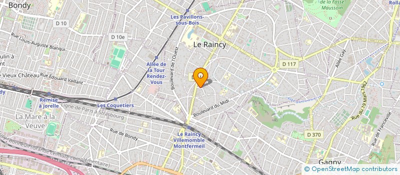localisation de l'entreprise L'AVANT POSTE à LE RAINCY