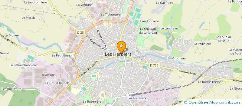 localisation de l'entreprise L'AVANT PREMIERE  LES HERBIERS