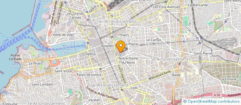localisation de l'entreprise L'AVANT SCENE à MARSEILLE