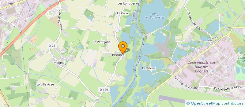 localisation de l'entreprise L'AVELEE  LE RHEU