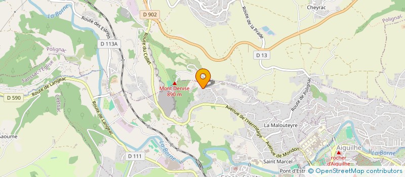 localisation de l'entreprise L'AVENIR 15  ESPALY-SAINT-MARCEL