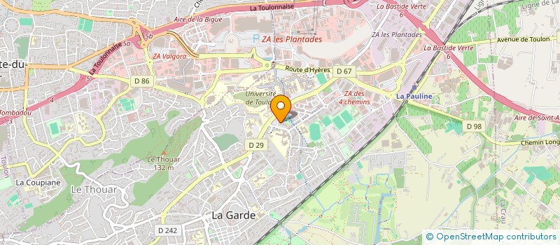 localisation de l'entreprise L'AVENIR  LA GARDE