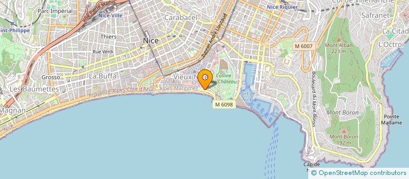 localisation de l'entreprise L'AVENIR à NICE