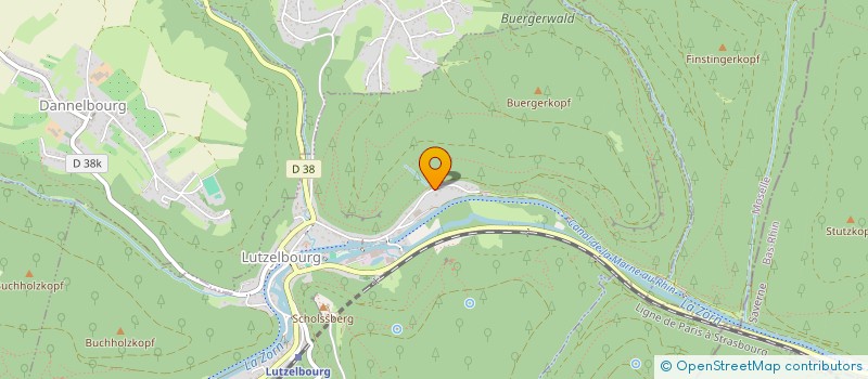 localisation de l'entreprise L'AVENIR  LUTZELBOURG