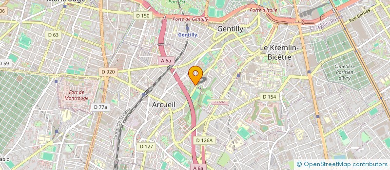 localisation de l'entreprise L'AVENIR  GENTILLY