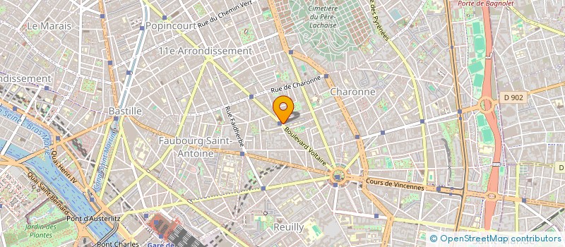 localisation de l'entreprise L'AVENIR  PARIS