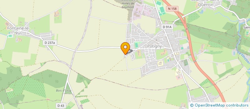 localisation de l'entreprise L'AVENIR  POTIGNY