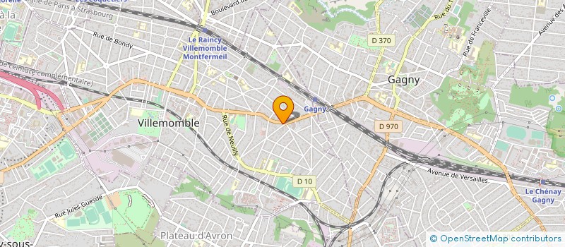localisation de l'entreprise L'AVENIR à VILLEMOMBLE