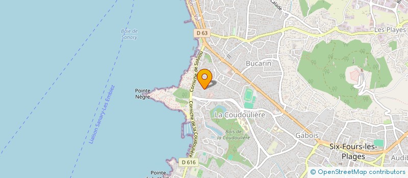 localisation de l'entreprise L'AVENIR à SIX-FOURS-LES-PLAGES