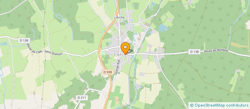 localisation de l'entreprise L'AVENIR à BAUGE-EN-ANJOU