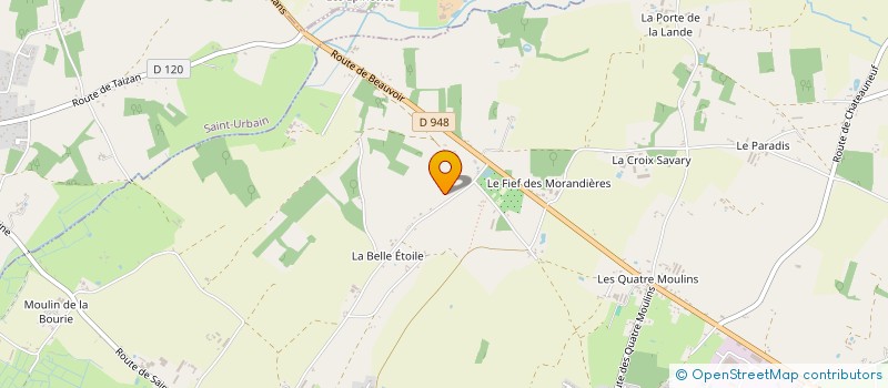 localisation de l'entreprise L'AVENIR à SALLERTAINE