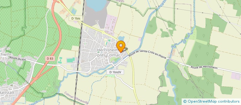 localisation de l'entreprise L'AVENIR  HERRLISHEIM-PRES-COLMAR