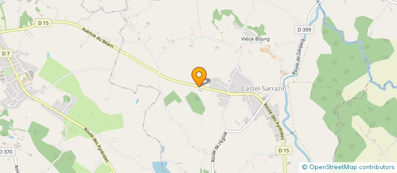 localisation de l'entreprise L'AVENIR  CASTEL-SARRAZIN