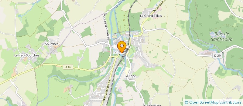 localisation de l'entreprise L'AVENIR  SAINT-LOUP-LAMAIRE