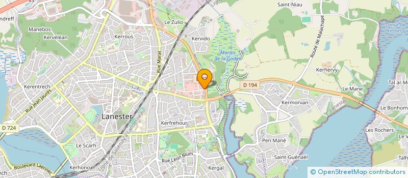 localisation de l'entreprise L'AVENIR  LANESTER