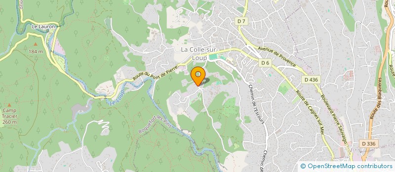 localisation de l'entreprise L'AVENIR  LA COLLE-SUR-LOUP