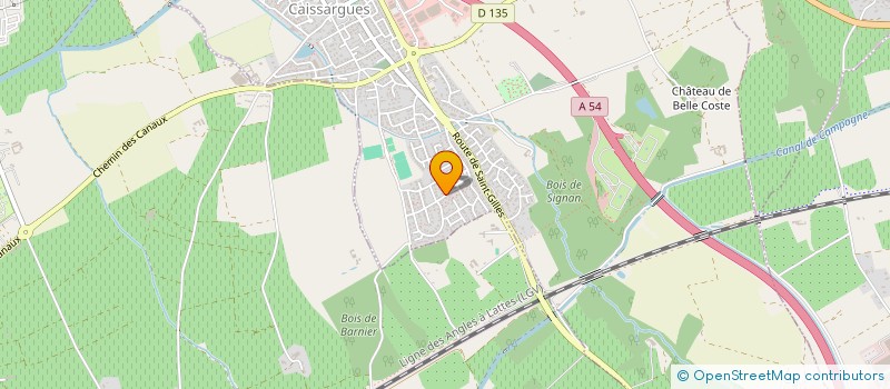 localisation de l'entreprise L'AVENIR à CAISSARGUES
