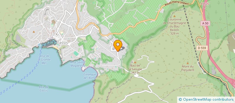 localisation de l'entreprise L'AVENIR  CASSIS