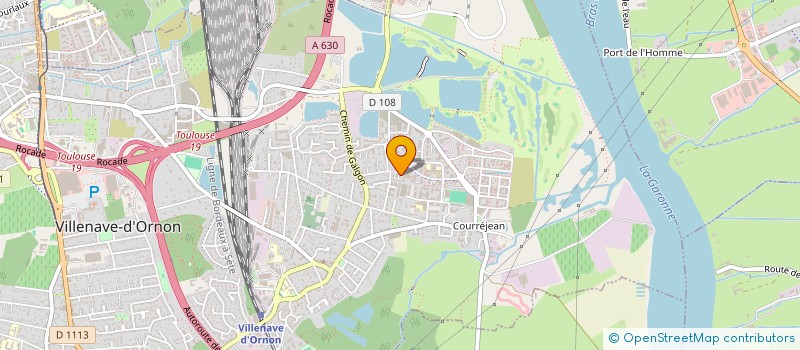 localisation de l'entreprise L'AVENIR ACADEMIE FOOTBALL  VILLENAVE-D'ORNON